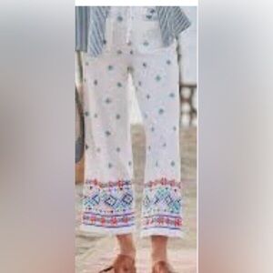 NWOT Sundance Beach Side Stroll Pants Size XL